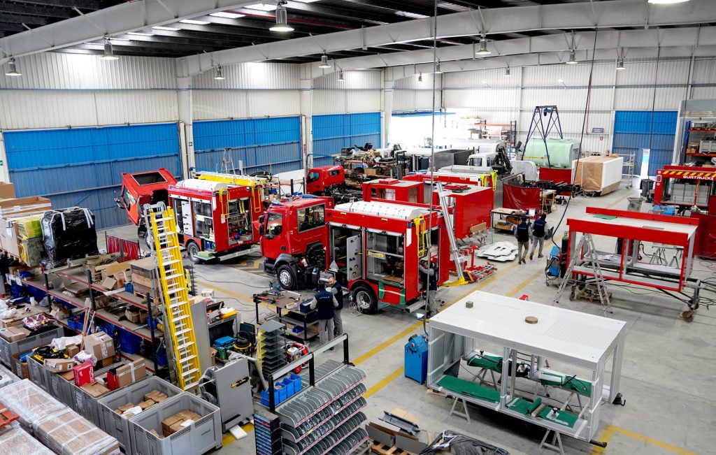 Surtruck will manufacture 25 fire fighting vehicles for the Madrid City Council.